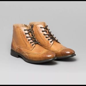 Mister Carlo LEONARDO Mens Brogue Boots